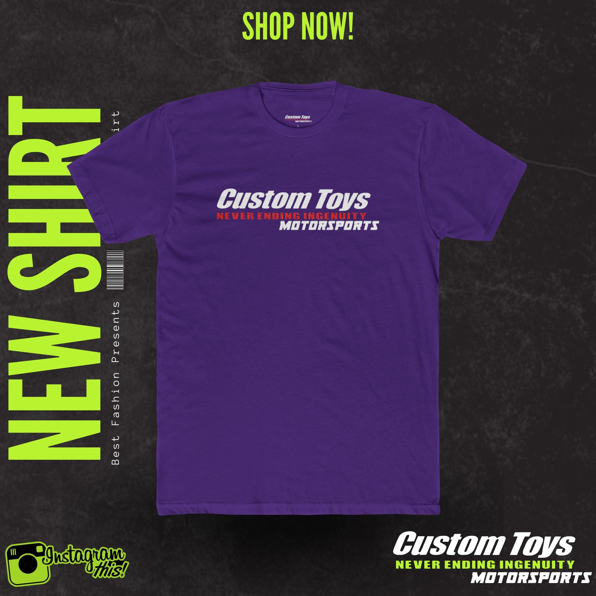 Custom Toys Logo Crewneck Shirt