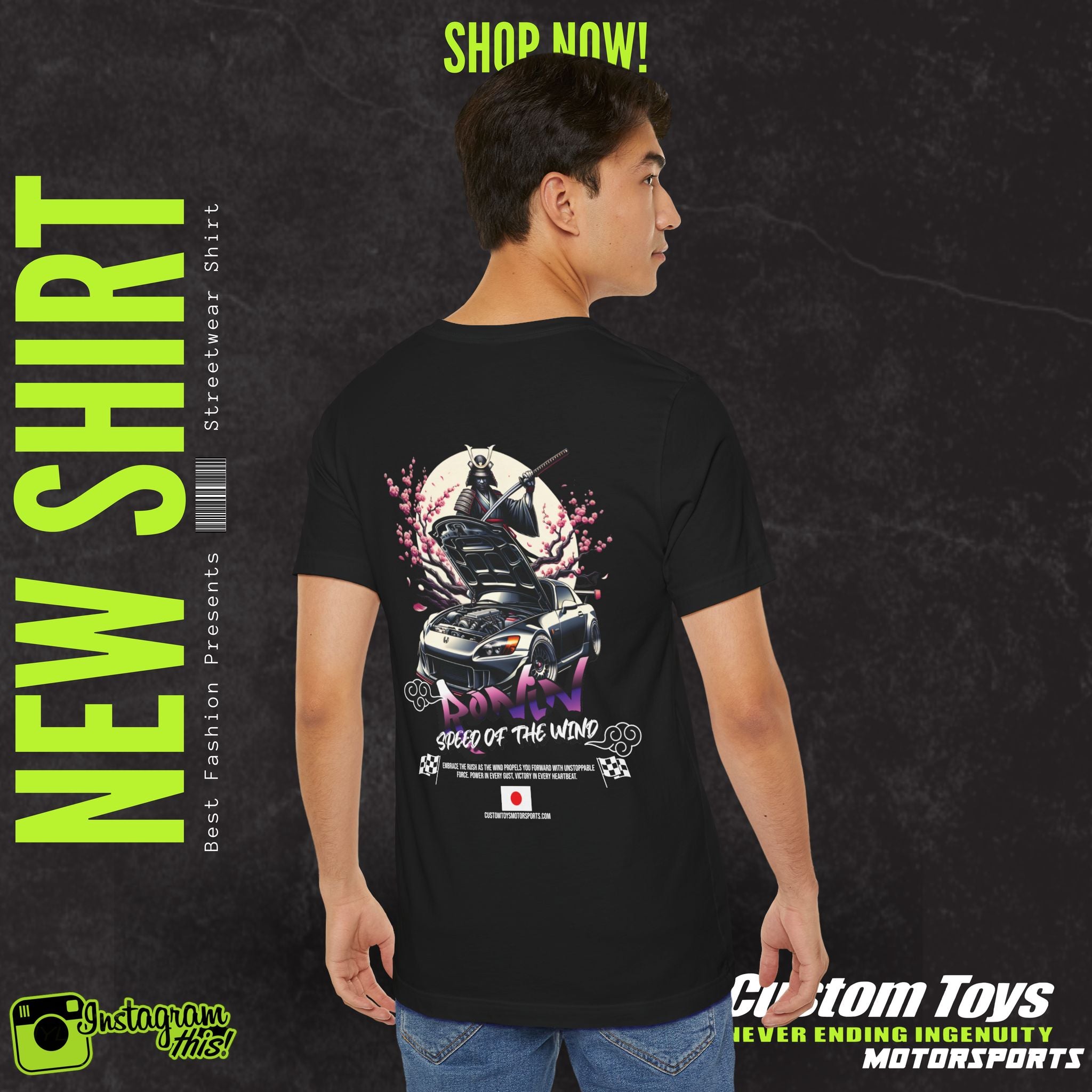 Ronin Honda S2000 T-Shirt: Power, Precision, and Purpose