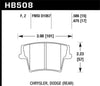 Hawk 05-10 Chrysler 300 (except SRT8) / 08 Dodge Challenger / 09-10 Dodge Challenger SE/RT HPS