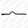 MBRP 10-12 Dodge 2500/3500 Cummins 6.7L Filter Back Single Side Black Coated Exhaust System