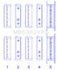 King Subaru EJ20/EJ22/EJ25 (For Thrust in #5 Position) .026 Oversized Tri-Metal Perf Main Bearing Se