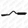 MBRP 97-99 Jeep Wrangler (TJ) Inline-4 2.5L, Inline-6 4.0L 2 1/2in Cat Back Single Side Black Coated