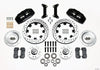 Wilwood Dynapro 6 Front Hub Kit 12.19in Drilled 79-87 GM G Body