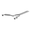 MBRP 15-17 Ford Mustang GT 5.0 3in Cat Back Dual Split Rear Race Version 4.5in Tips - Aluminized