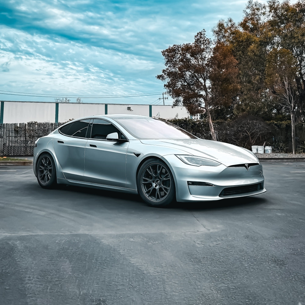 Precision Works Tesla Adjustable Lowering Links - Model S / X 2021+