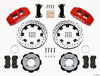 Wilwood Dynapro 6 Front Hat Kit 12.19in Drilled Red 2011 Fiesta