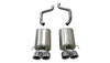 Corsa 2009-2013 Chevrolet Corvette (C6) 6.2L Polished Sport Axle-Back Exhaust w/4.5in Tips