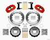Wilwood Narrow Superlite 6R Front Hat Kit 12.88in Red 2012-Up Toyota / Scion FRS w/ Lines