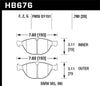 Hawk 06-10 BMW M5/M6 Perf Ceramic Street Front Brake Pads