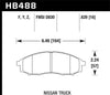 Hawk 00-04 Nissan Xtrerra / 03-04 Nissan Frontier LTS Street Front Brake Pads