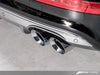 AWE Tuning Audi 8R SQ5 Touring Edition Exhaust - Quad Outlet Chrome Silver Tips