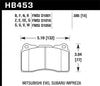 Hawk 03-06 Evo / 04-09 STi / 09-10 Genesis Coupe (Track) / 2010 Camaro SS DTC-70 Race Front Brake Pa