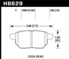 Hawk 08-11 Scion xB / 09-10 Toyota Corolla / 09-10 Matrix / 10 Prius  HPS Street Rear Brake Pads