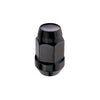 McGard Hex Lug Nut (Cone Seat Bulge Style) M14X1.5 / 22mm Hex / 1.635in. Length (4-Pack) - Black