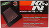 K&N Replacement Air Filter 11.938in O/S Length x 6.5in O/S Width x 1.063in H for 13 Hyundai Genesis