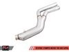 AWE 2020 Toyota Supra A90 Resonated Touring Edition Exhaust - 5in Chrome Silver Tips
