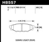 Hawk 08 WRX Rear HPS Street Brake Pads