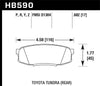 Hawk 08-10 Toyota Land Cruiser / 07-10 Tundra Super Duty Street Rear Brake Pads